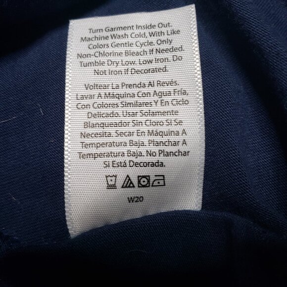 Wonder Nation Navy Blue Long Sleeve Shirt with Penguin Graphic Size XL - Picture 5 of 8